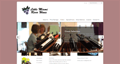 Desktop Screenshot of littlemiamiriverwines.com